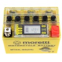 ГЕЛЕВЫЙ АККУМУЛЯТОР LCD MTX4L-BS YTX4L-BS 4 Ач MORETTI