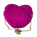 СУМОЧКА СЕРДЦЕ ПОМПОН МЕХ ЦЕПЬ