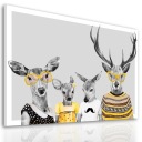 02353 Картина на холсте ОЛЕНИ 2+2 120х80см