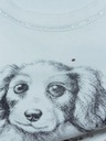 CHEROKEE biela blúzka so psíkom tričko na ramienka 104 Veľkosť (new) 104 (99 - 104 cm)