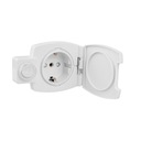 МЕБЕЛЬНАЯ РОЗЕТКА IP44 с выключателем