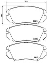 DISQUES SPORT PLAQUETTES AVANT OPEL INSIGNIA 08-17R.photo 13