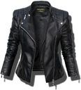 #100 FASHIONAVENUE кожаная косуха мото BIKER_M