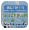 СЕРЕБРЯНАЯ БАТАРЕЯ SR521SW 379 SEIZAIKEN SEIKO