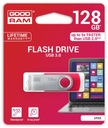 Флеш-накопитель GOODRAM TWISTER красный, 128 ГБ, USB 3.0
