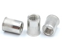 M6 НЕРЖАВЕЮЩАЯ ЗАКЛЕПКА-ГАЙКА МИНИ-КОНУС 10 ШТ. 0,5-2