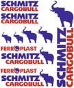НАКЛЕЙКИ SCHMITZ CARGOBULL ФЕРРОПЛАСТ НАКЛЕЙКА