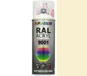 MOTIP RAL ACRYL 9001 ПОЛУМАТОВАЯ АКРИЛОВАЯ КРАСКА DUPLI-COLOR СПРЕЙ 400 МЛ