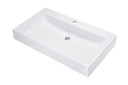 Прямоугольный трейшный -сделанный прямоугольный Washbasin 80 белый