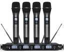 НАБОР ИЗ 4 БЕСПРОВОДНЫХ ручных микрофонов, БАТАРЕИ