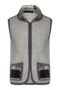 ШЕРСТЯНОЙ ЖИЛЕТ С ВОРОТНИКОМ, МЕРИНОС, 4XL