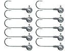10x główka jigowa JAXON BLACK NICKEL 10g hak 5/0