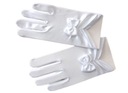 Белые перчатки для причастия С БАНТОМ