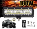 КОМПЛЕКТ 2 X ГАЛОГЕН ФАРА РОБОЧА ОСВІТЛЕННЯ LED (СВІТЛОДІОД) - 180W 12-24V  (14548699015) фото min 8