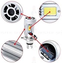 LEMPUTĖ LED H4 HS1 2X2000 LM MOTOR SKUTERIS MOTOCIKLAS nuotrauka 3