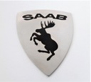 ЭМБЛЕМА CRAZY MOOSE SAAB НЕРЖАВЕЮЩАЯ СТАЛЬ гравировка L