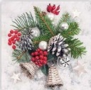 Салфетка для декупажа 1 шт. Зима S49
