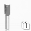 Фреза врезная, двухлезвийная