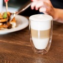 Vialli Amo szklanki termiczne do kawy latte 350ml Linia Amo