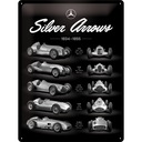 Вывеска MERCEDES-BENZ SILVER ARROWS 30x40