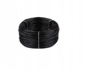 Przewód kabel OMY 3x0,75 czarny giętki linka (100m)