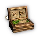 PUDEŁKO NA OBRĄCZKI DREWNIANE RUSTYKALNE MECH