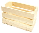 ДЕКОРАТИВНАЯ ДЕРЕВЯННАЯ КОРОБКА СТРОГАННАЯ 30x15x18