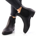 БОТИНКИ MELISKI ЧЕРНЫЕ МАТОВЫЕ, КОРОТКИЕ, размер 39