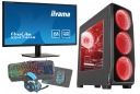 Игровой набор твердотельных накопителей i7 GTX 1050Ti MONITOR с 24 светодиодами