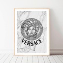 Плакат знаменитого бренда Gucci Fendi Louis Vuitton Prada