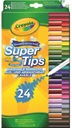 Многоцветные смываемые маркеры Crayola SuperTips 24