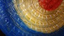 Lukostrelecká podložka slamená 80 x 6 cm maľovaný štít Kód výrobcu 80 x 6 cm malowana