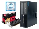 Игровой ПК HP i5 8 ГБ ОЗУ SSD+HDD +MSI 4 ГБ