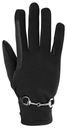 Перчатки для верховой езды Horsenjoy черные, размер M