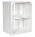 WOODEN BOX WHITE SHELF полка шкафа