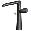 Стоячий смеситель для раковины Лавео Претто Графит BAO 965D