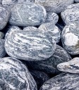 Ангельский камень Декоративная галька Белый и зеленый камень