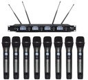 Конференц-комплект из 8 беспроводных МИКРОФОНОВ