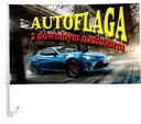 Flaga Samochodowa z dowolnym nadrukiem 30x20cm