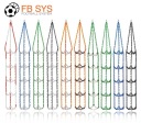ВЕШАЛКА ДЛЯ ШАРОВ x5 шариков КРАСНАЯ