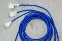 Васильковый цвет кабель паук плетеный кабель лофт ретро для DIY PRL лампы