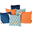 МОДУЛЬНАЯ ЗАЩИТА ДЛЯ кроватки MINKY ПОДУШКИ 6 ШТ.