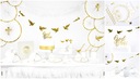 Белые декоративные свечи для причастия, крещения, свадьбы x10