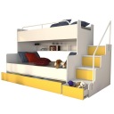 MAGNUM 2-3-местная двухъярусная кровать с каркасом