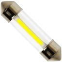 LED C5W SZKLANA ŻARÓWKA RURKOWA COB WŁÓKNO 36 mm