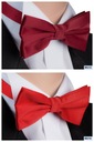 Мужской галстук-бабочка к рубашке, черный, темно-синий, красный, бордовый — 10 цветов