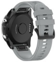 СЕРЫЙ Стальной силиконовый ремешок Garmin Epix 2 Slate
