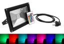 REFLEKTOR HALOGEN LED 20W RGB + DIAĽKOVÉ OVLÁDANIE + kábel 1,8m