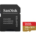 SanDisk Extreme microSDXC 256 GB 190 MB/s U3 A2