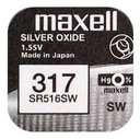 Maxell 317 SR 516 SW мини-серебряный аккумулятор